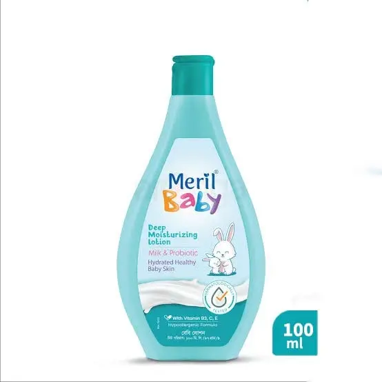 Meril Baby Deep Moisturizing Lotion – Milk & Probiotic Formula (100 ml)