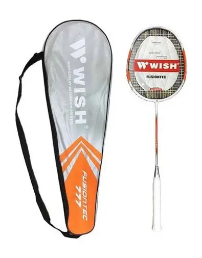 Wish Fusiontec 777 Badminton Racquet with Full Cover Bag