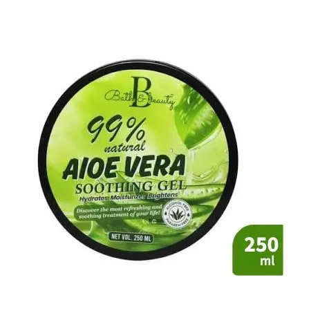 Bath & Beauty 99% Natural Aloe Vera Soothing Gel – 250 ml