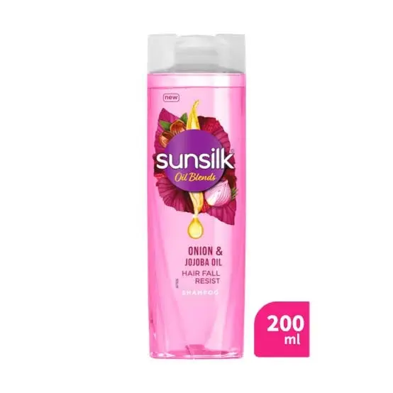Sunsilk Oil Blends Onion & Jojoba Oil Hair Fall Resist Shampoo – 200 ml