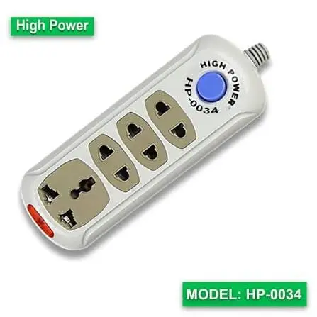 High Power 4 Port Multiplug Extension Socket (HP-0034)