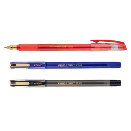 Unimax Fine Point Gold Ballpoint Pen