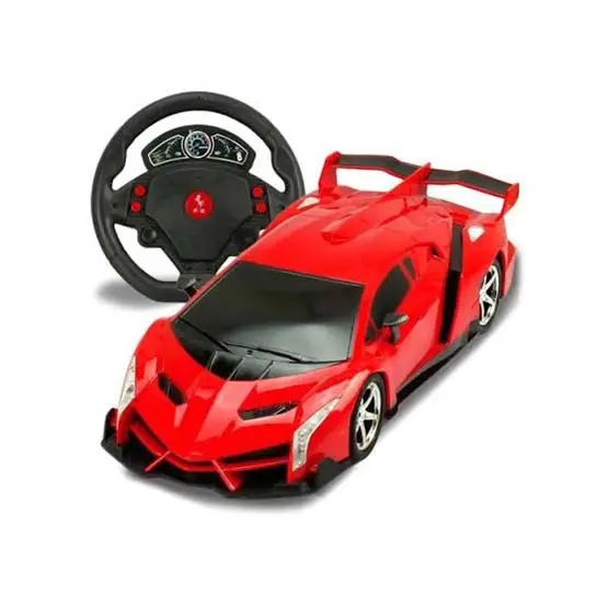 Steering Wheel Remote Control RC Sports Racing Car (Red)