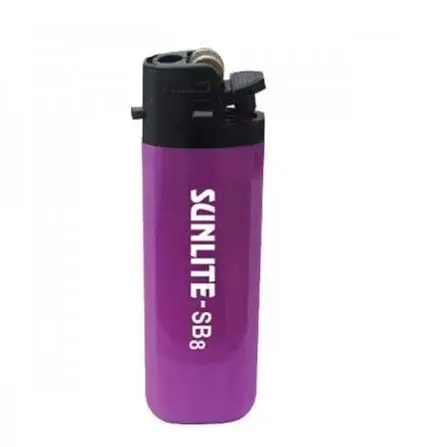 Sunlite-SB8 Flint Gas Lighter (Purple)