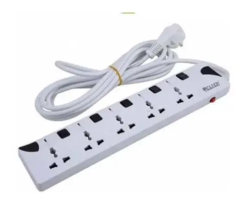 Click Safe Multi Plug 5 Point 5Y-901493 – For Home, Workshop & Office
