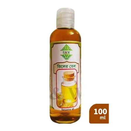 H&W Natural Sesame Oil (তিলের তেল) – 100 ml