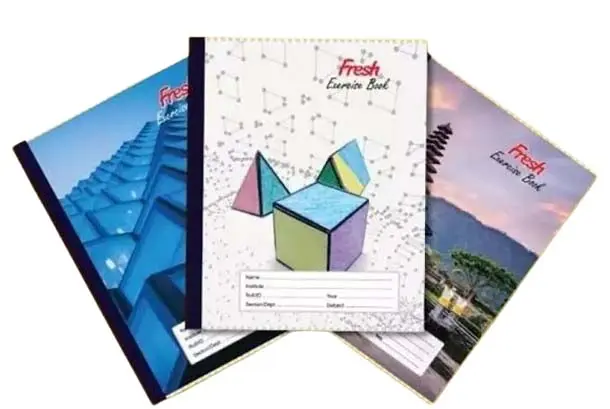 Fresh Exercise Book (White Graphic Cover)