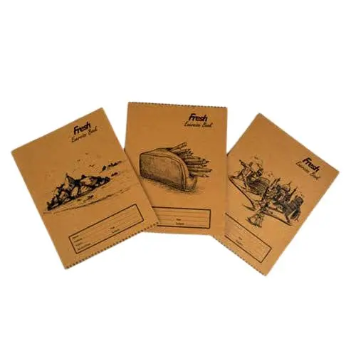 Fresh Vintage Kraft Paper Exercise Book