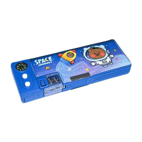 Space Journey Kids Multi-Functional Pencil Box