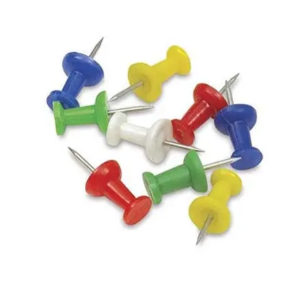 Colorful Plastic Head Push Pins