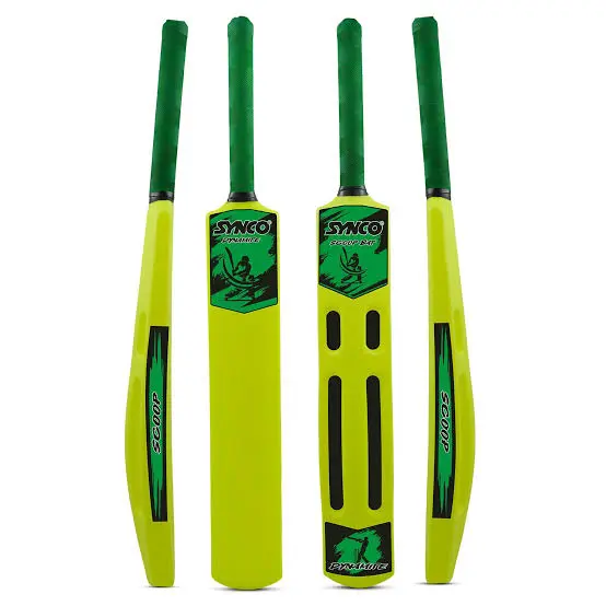 Synco Scoop Plastic Tennis Cricket Bat