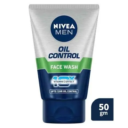 NIVEA MEN Oil Control Face Wash with 10X Vitamin C Effect – 50 gm