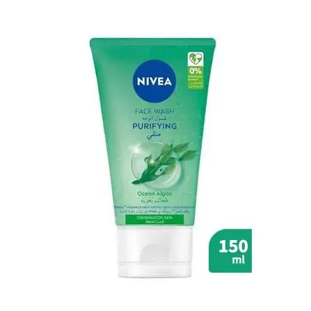 NIVEA Purifying Face Wash for Combination Skin with Ocean Algae – 150 ml