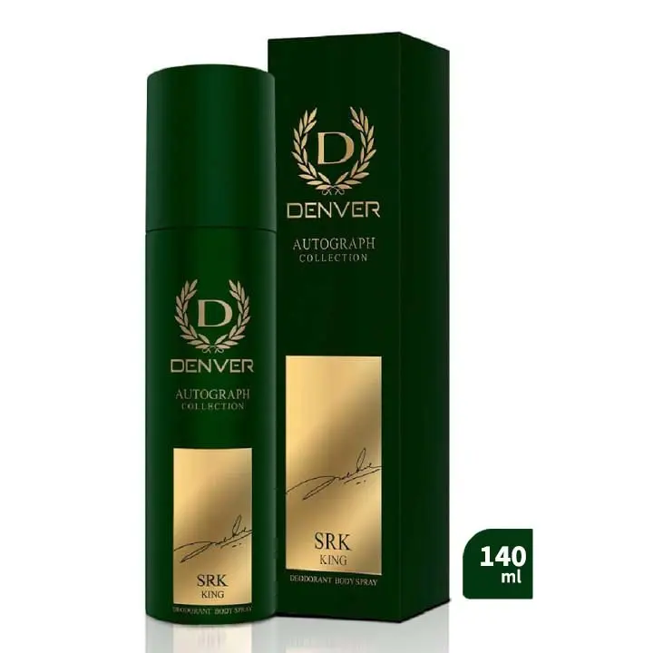 Denver Autograph Collection SRK King Deodorant Body Spray for Men – 140 ml