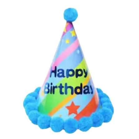 Colorful Birthday Cone Party Cap