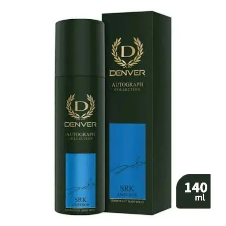 Denver Autograph Collection SRK Emperor Deodorant Body Spray for Men – 140 ml