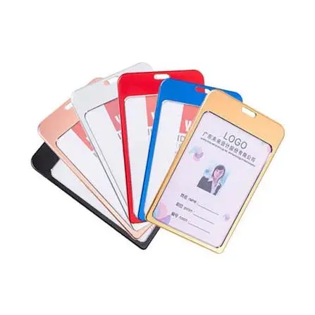 Premium Aluminum Alloy Metal ID Card Holder – Multi-Color