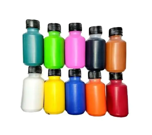 ACRAMIN Ready Colours for Fabric Painting – 10 Colour Set