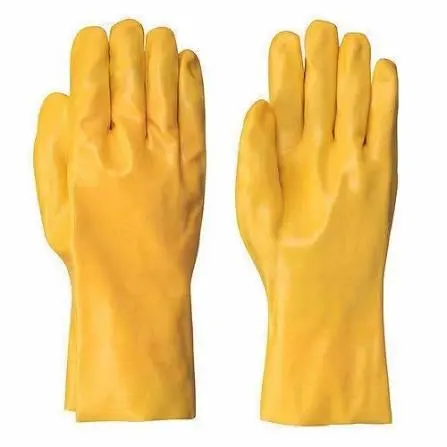 Rubber Kitchen & Cleaning Hand Gloves (Yellow)