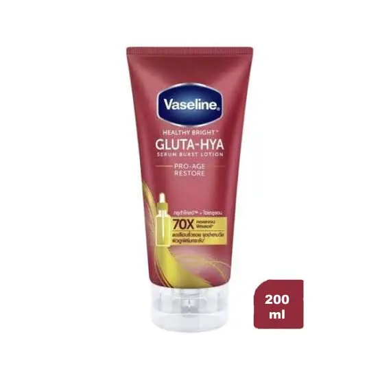 Vaseline Healthy Bright Gluta-Hya Serum Burst Lotion (Pro-Age Restore)