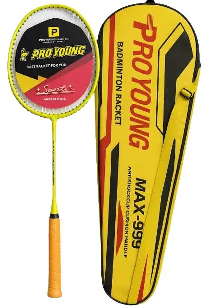 Pro Young MAX-999 Badminton Racket with Cover