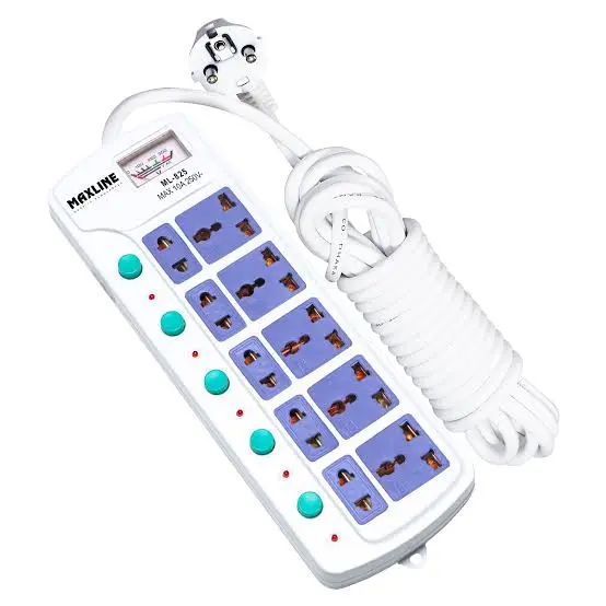Maxline 5 Port Multi Plug Board (ML-825)