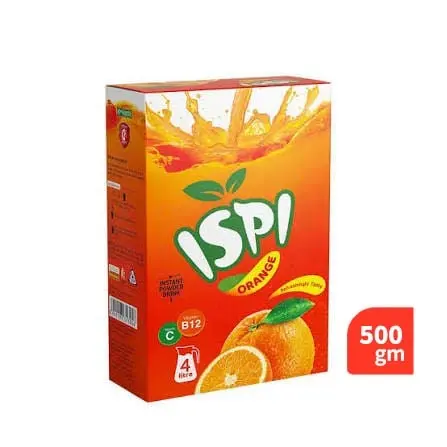 ISPI Instant Powder Drink – Orange Flavor (500 gm Box)