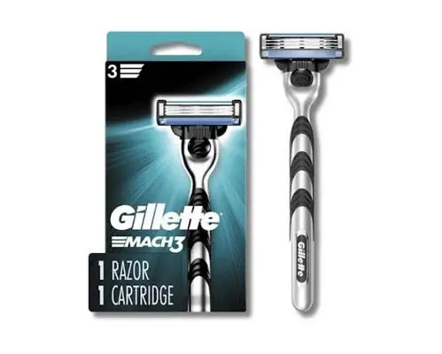 Gillette Mach3 Men's Razor with 1 Cartridge Pack