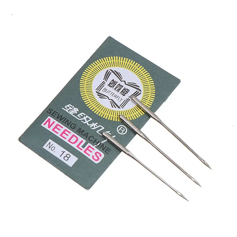 Butterfly Sewing Machine Needles (No. 18)