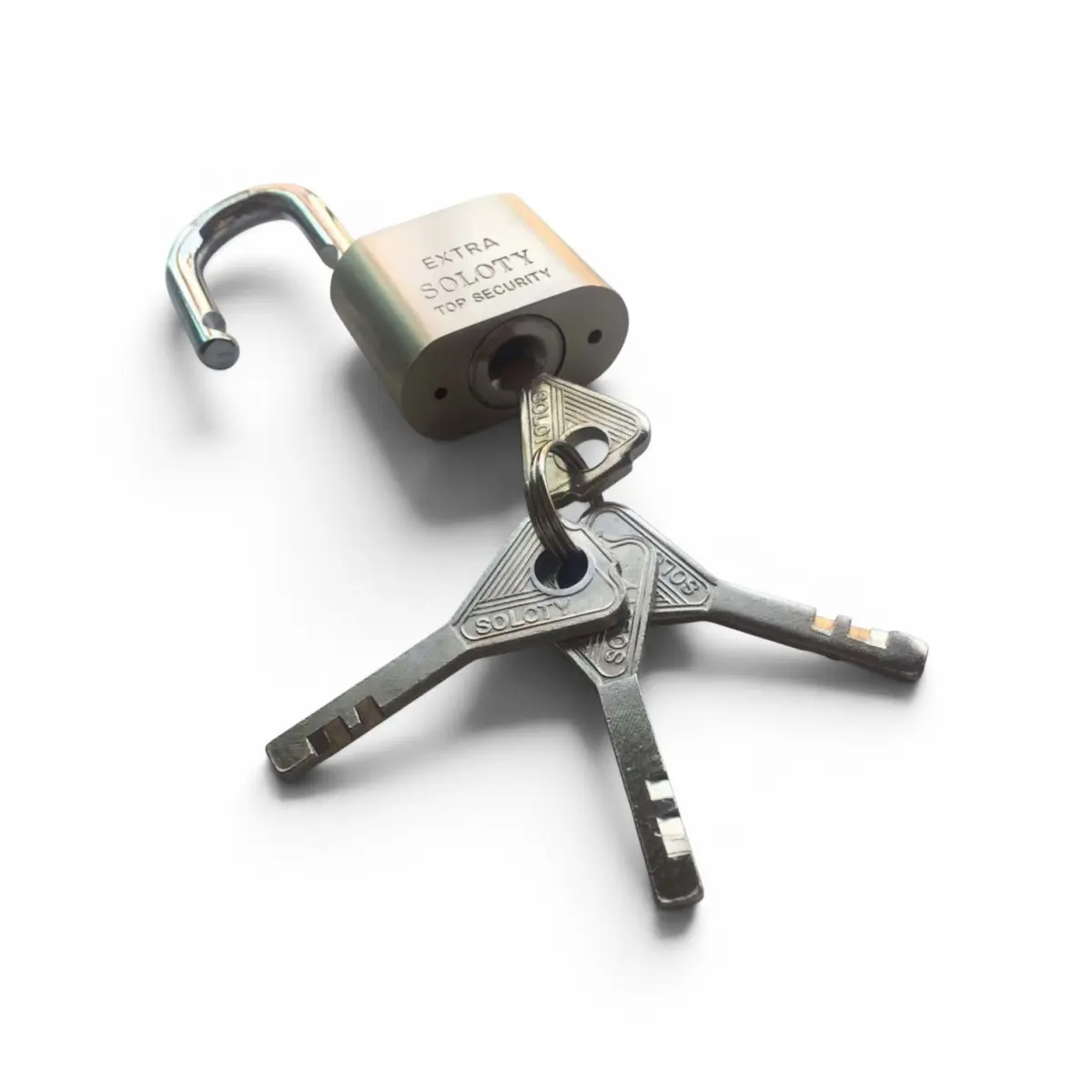 Soloty Top Security Padlock with Keys