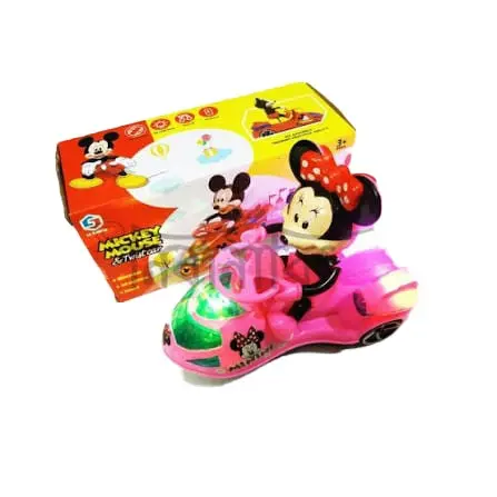 Mickey & Minnie Mouse Theme Baby Twist Car Toy with Box