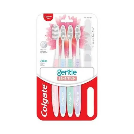 Colgate Gentle Sensitive Ultra Soft Toothbrush – 4 Pcs Value Pack