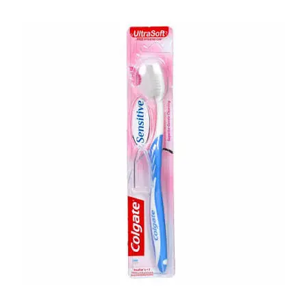Colgate Sensitive Ultra Soft Toothbrush with Hygiene Cap