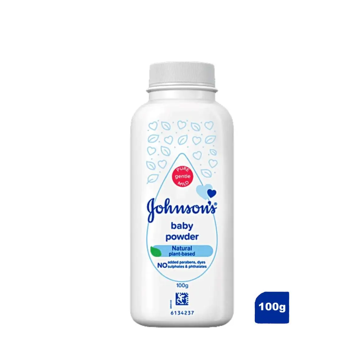 Johnson's Baby Powder (Natural Plant-Based)