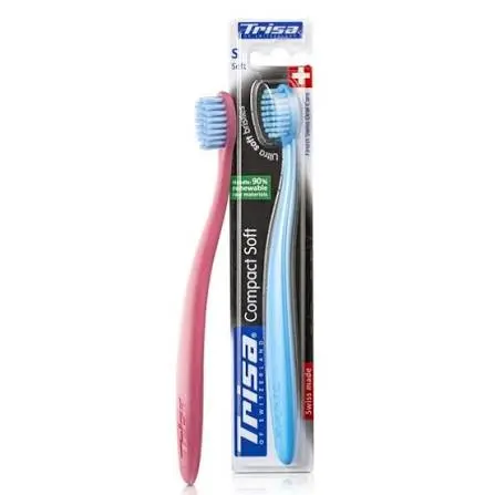 Trisa Compact Soft Toothbrush (Swiss Made)