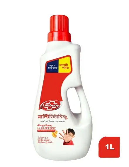 Lifebuoy Multivitamin Total 10 Handwash Liquid - 1L