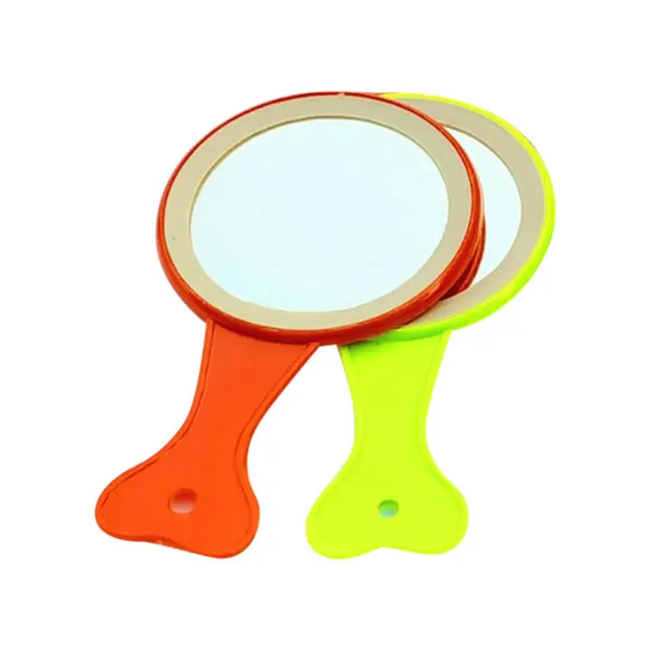 Colorful Plastic Hand Held Makeup Mirror