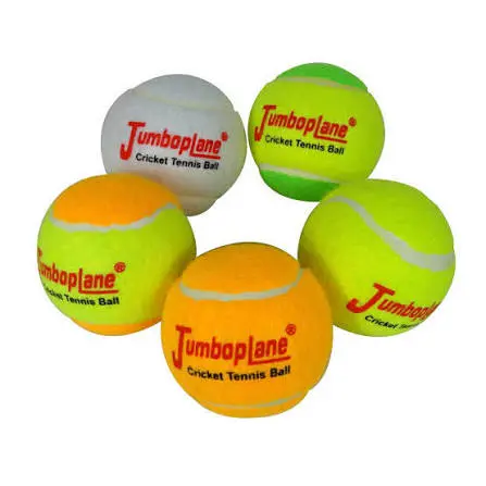 Jumboplane Cricket Tennis Ball (Pack of Multiple Balls)