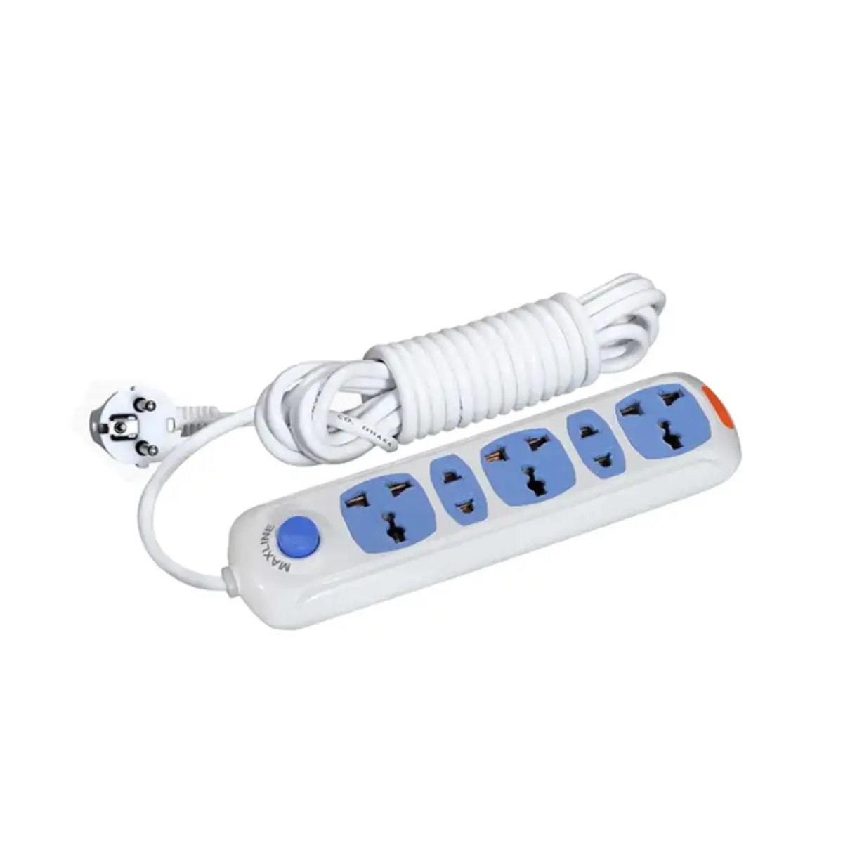 Maxline Multi Extension Socket / Power Strip with Long Cord