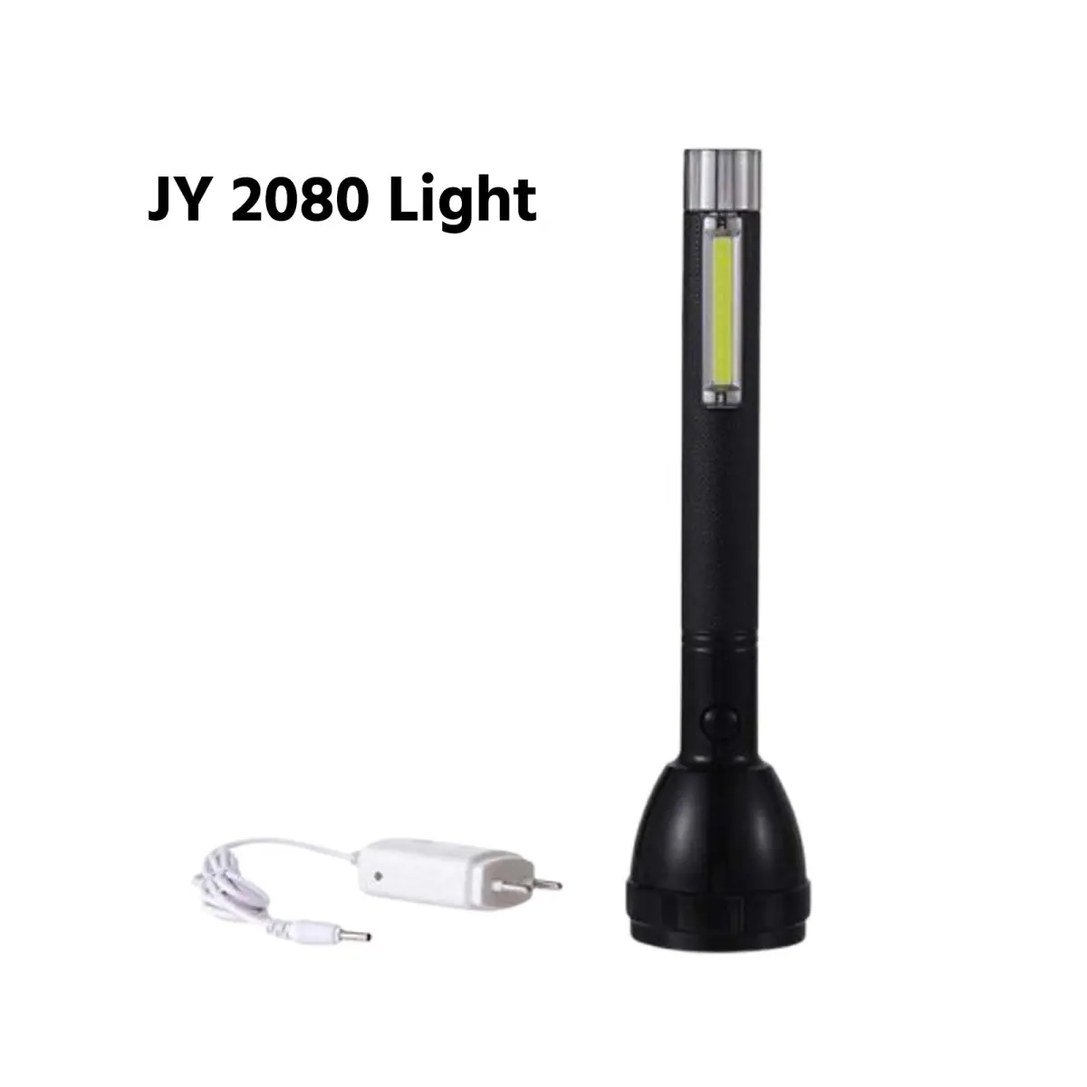 JY 2080 Rechargeable LED Flashlight with Side COB Light