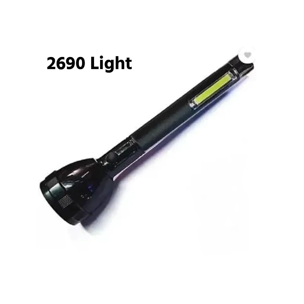 2690 Rechargeable LED Flashlight with Side COB Light