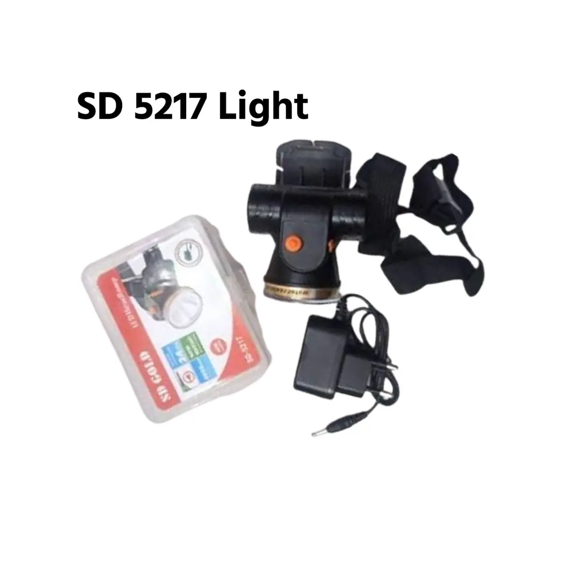 SD Gold SD-5217 Rechargeable LED Headlamp with Charger