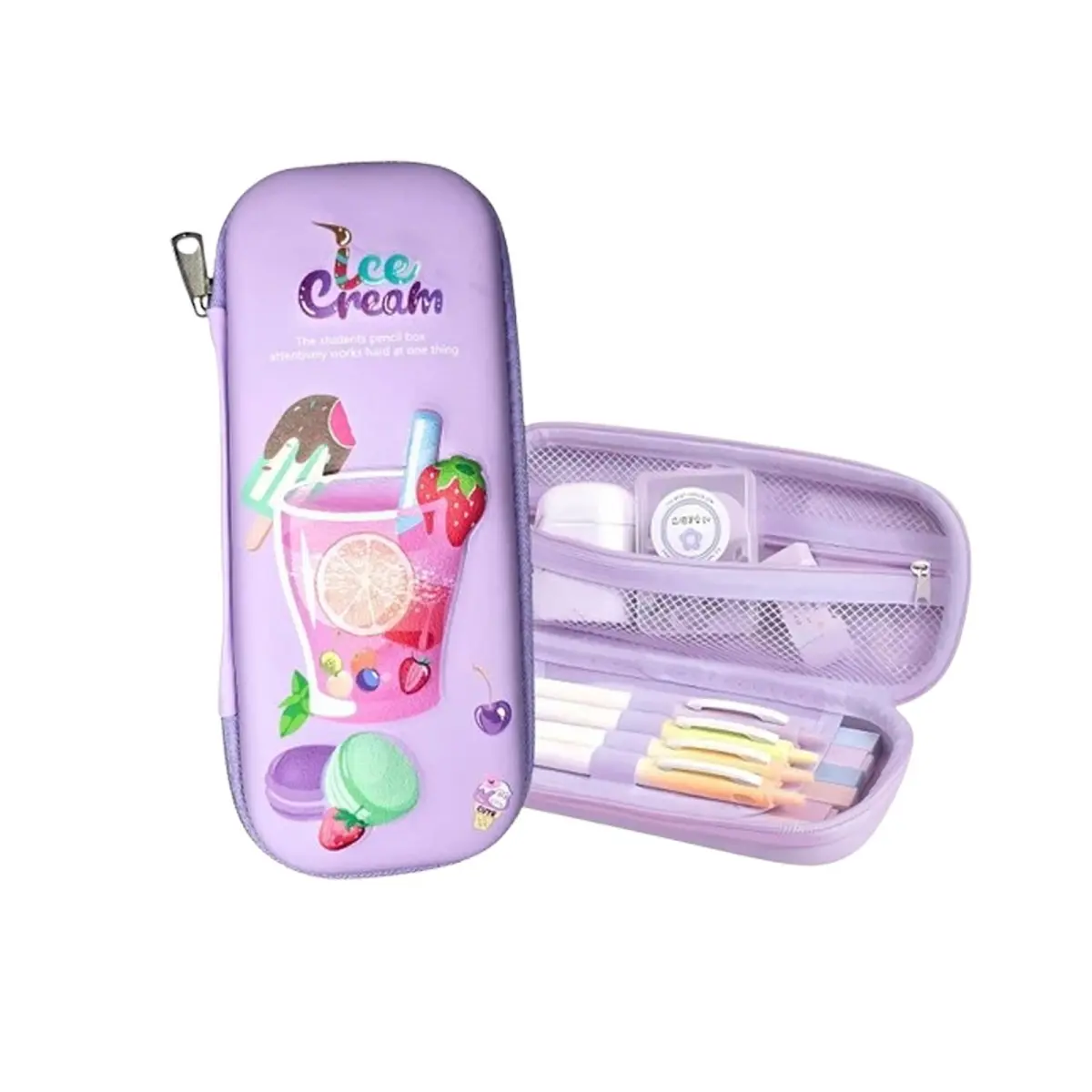 Ice Cream Theme Large Capacity EVA Pencil Case / Student Pouch