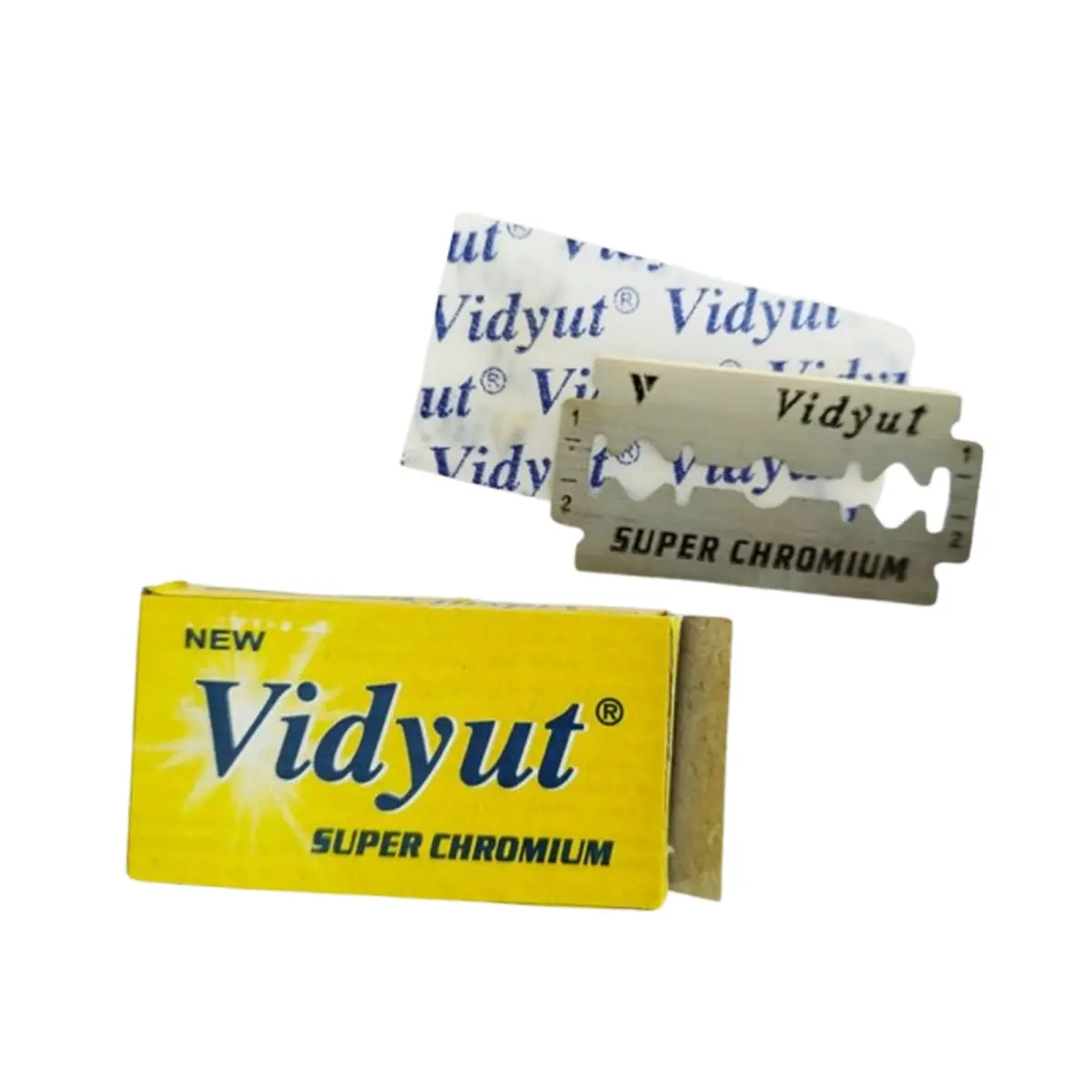 Vidyut Super Chromium Shaving Razor Blades Pack