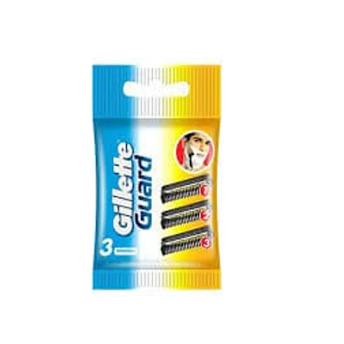 Gillette Guard Men's Shaving Razor (Pack of 3 Razors)