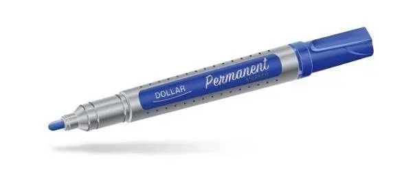 Dollar Permanent Marker Blue
