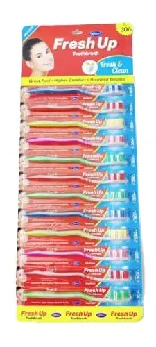 Fresh Up Toothbrush Card Pack (Multiple Pieces)