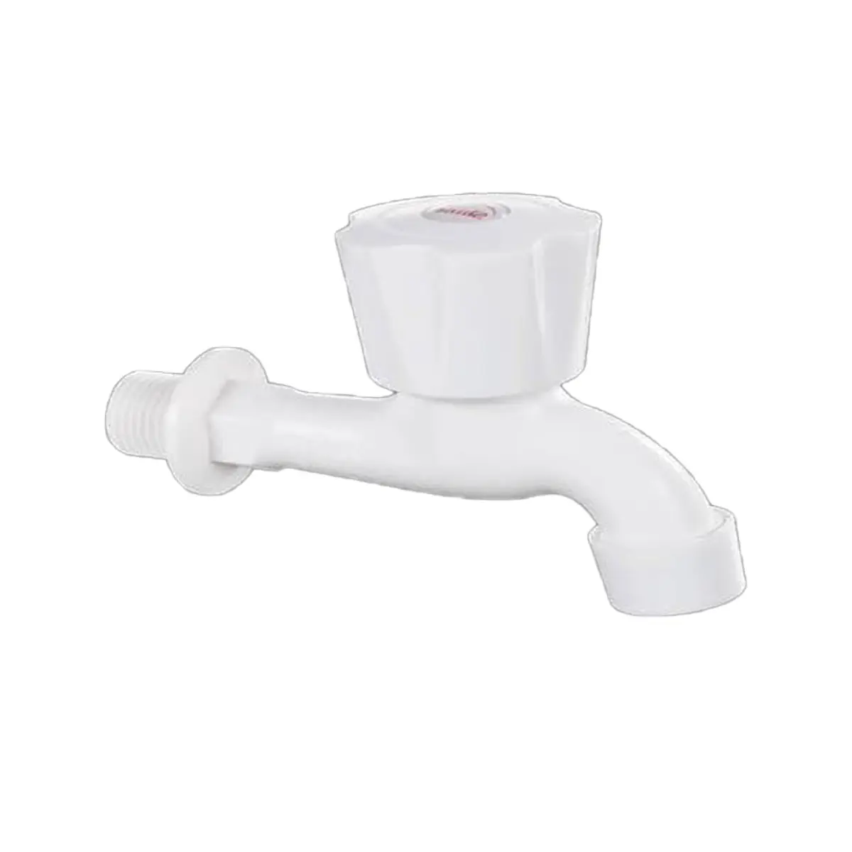 White Plastic Water Tap/Bib Cock