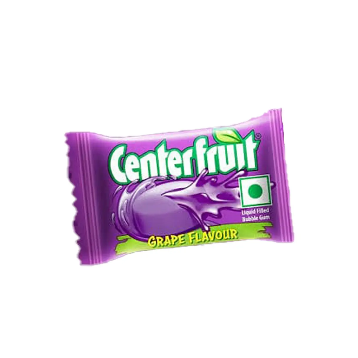 Center Fruit Grape Flavour Liquid Filled Bubble Gum