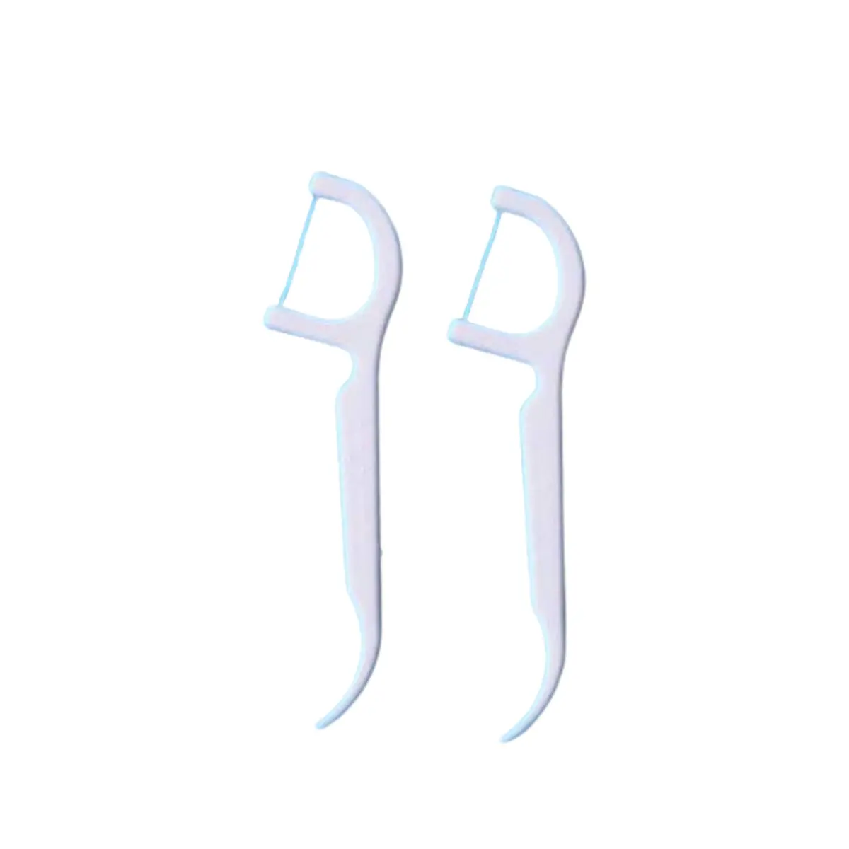 Dental Floss Picks Plastic Sticks